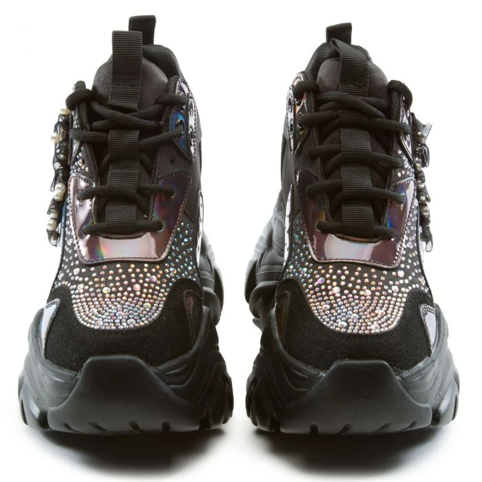 Anthony Wang Watermelon-02 Hidden Heel Sneakers - Pewter 4 Anthony Wang Watermelon-02 Hidden Heel Sneakers - Pewter