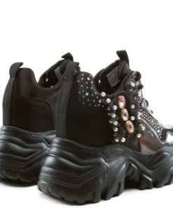 Anthony Wang Watermelon-02 Hidden Heel Sneakers - Pewter 11 Anthony Wang Watermelon-02 Hidden Heel Sneakers - Pewter