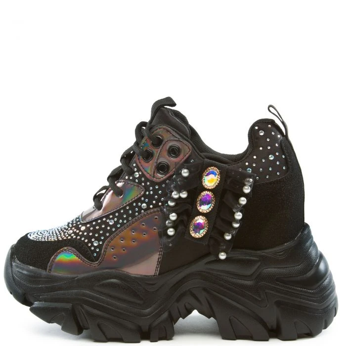 Anthony Wang Watermelon-02 Hidden Heel Sneakers - Pewter 6 Anthony Wang Watermelon-02 Hidden Heel Sneakers - Pewter