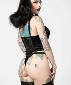 Plus Sizes Killstar Be Veiled Lace Basque 23 Plus Sizes Killstar Be Veiled Lace Basque