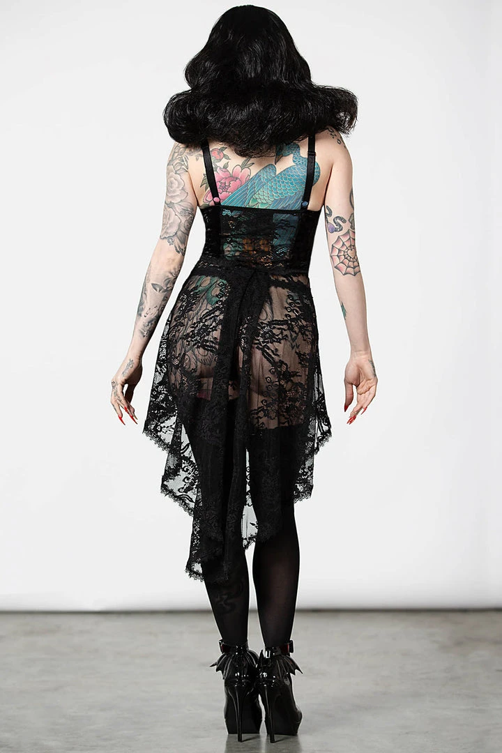 Plus Sizes Killstar Be Veiled Lace Basque 9 Plus Sizes Killstar Be Veiled Lace Basque