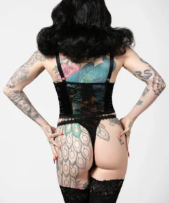 Plus Sizes Killstar Be Veiled Lace Basque 25 Plus Sizes Killstar Be Veiled Lace Basque