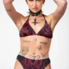Ladies Killstar Beast Babe 2-Piece Swimsuit 2 Ladies Killstar Beast Babe 2-Piece Swimsuit
