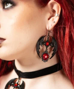 Killstar Beauty In The Dark Earrings Accessories