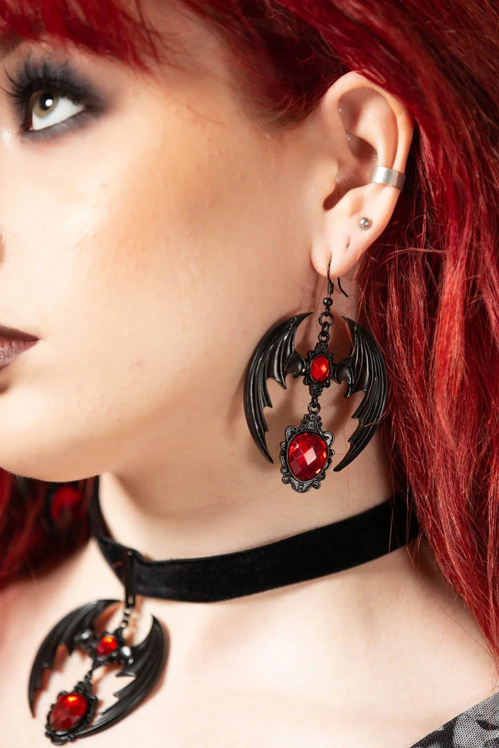 Killstar Beauty In The Dark Earrings Accessories 3 Killstar Beauty In The Dark Earrings Accessories