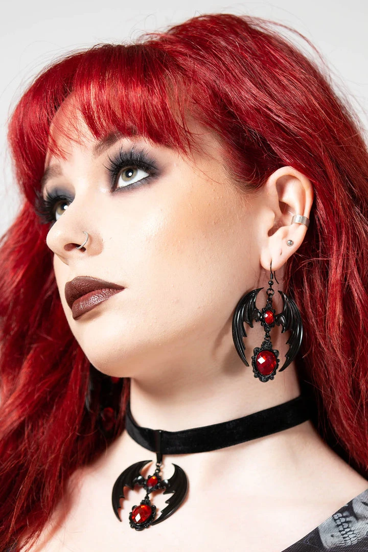 Killstar Beauty In The Dark Earrings Accessories 4 Killstar Beauty In The Dark Earrings Accessories