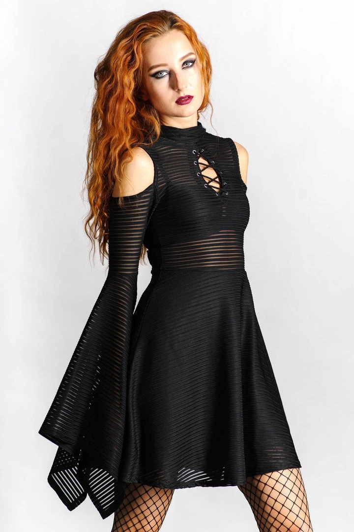 Killstar Between The Lines Skater Dress 3 Killstar Between The Lines Skater Dress