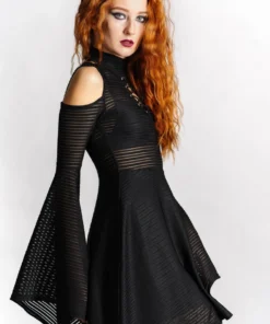Killstar Between The Lines Skater Dress