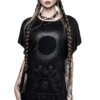 Ladies Killstar Black Sun Tunic Dress