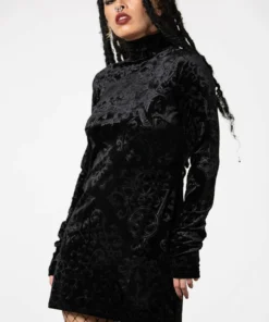 Killstar Blasphemia Long Sleeve Dress