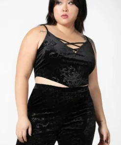 Killstar Blasphemia Strappy Top Ladies