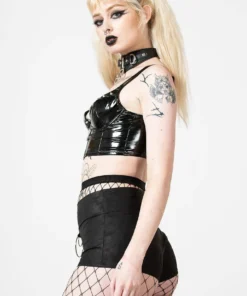 Ladies Killstar Britta Corset Top