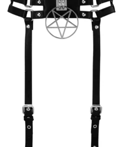 Killstar Baby Hex Suspender Belt Black Plus Sizes 9 Killstar Baby Hex Suspender Belt Black Plus Sizes