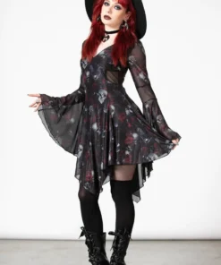Killstar Bellflora Mesh Dress New Arrivals