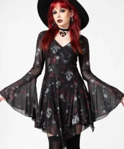 Killstar Bellflora Mesh Dress New Arrivals