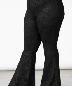 New Arrivals Killstar Black Lily Bell Bottoms