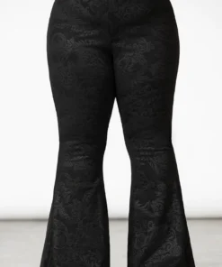 New Arrivals Killstar Black Lily Bell Bottoms