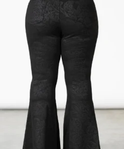 New Arrivals Killstar Black Lily Bell Bottoms