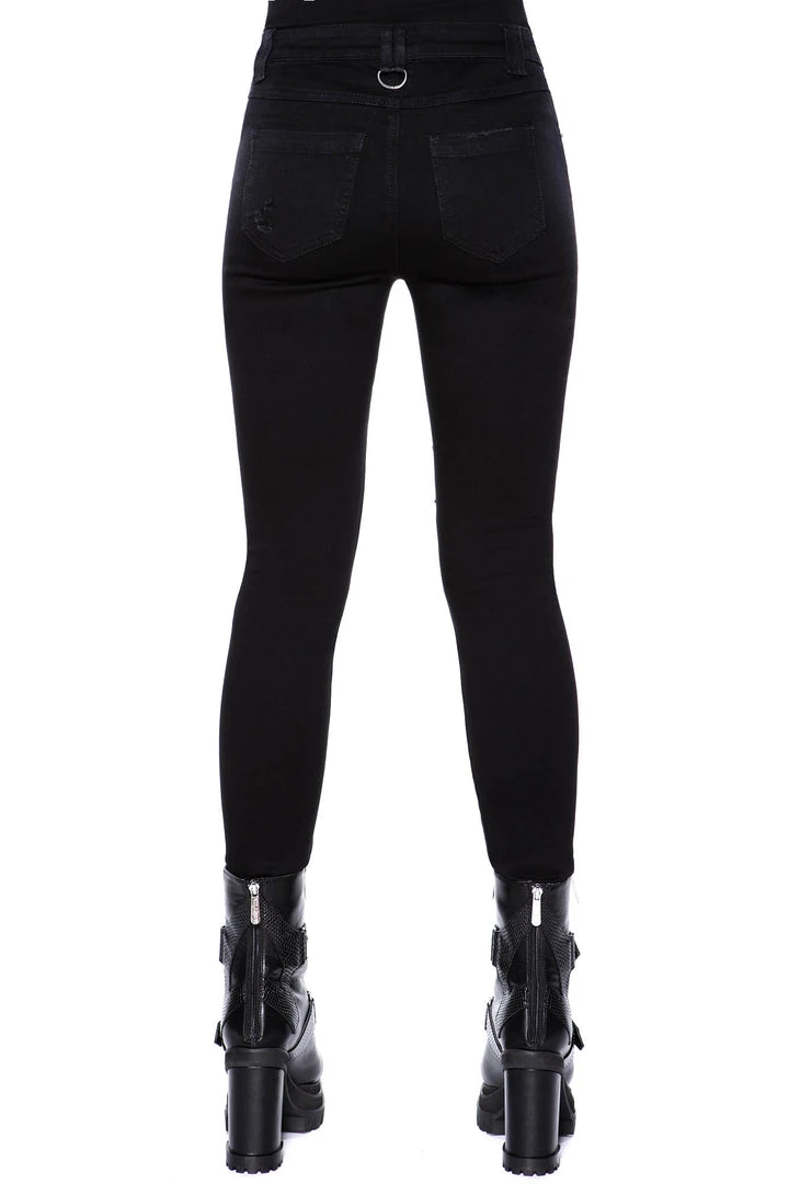 Ladies Killstar Carnage Jeans 4 Ladies Killstar Carnage Jeans