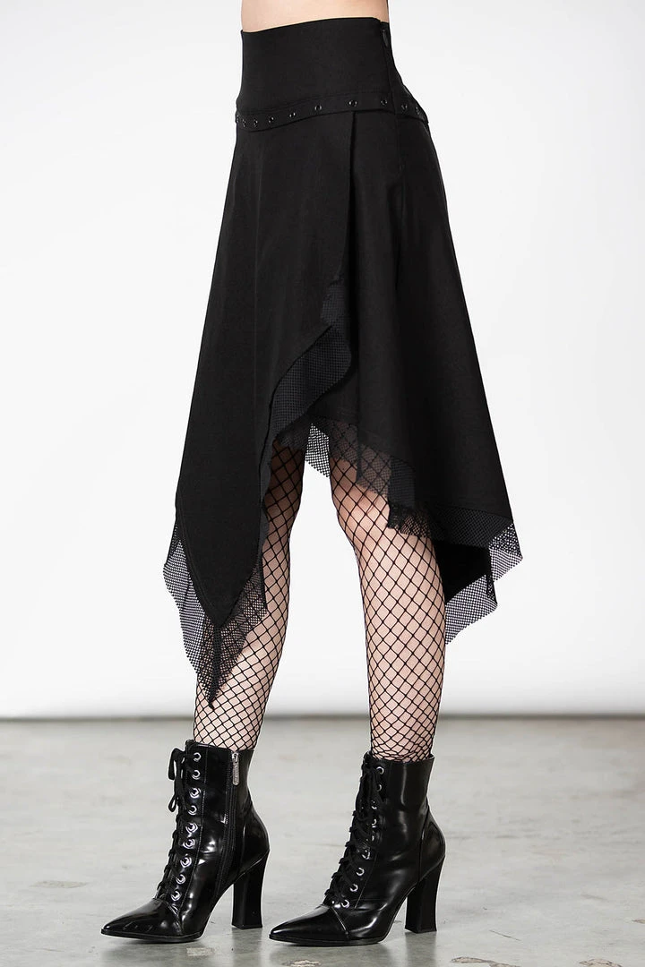 Killstar Catryna Asymmetric Skirt 4 Killstar Catryna Asymmetric Skirt