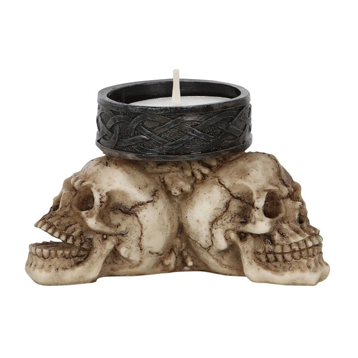 Gothic Gifts 3 Skull Tealight Holder 4 Gothic Gifts 3 Skull Tealight Holder