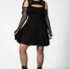 Killstar Corin Long Sleeve Dress 1 Killstar Corin Long Sleeve Dress