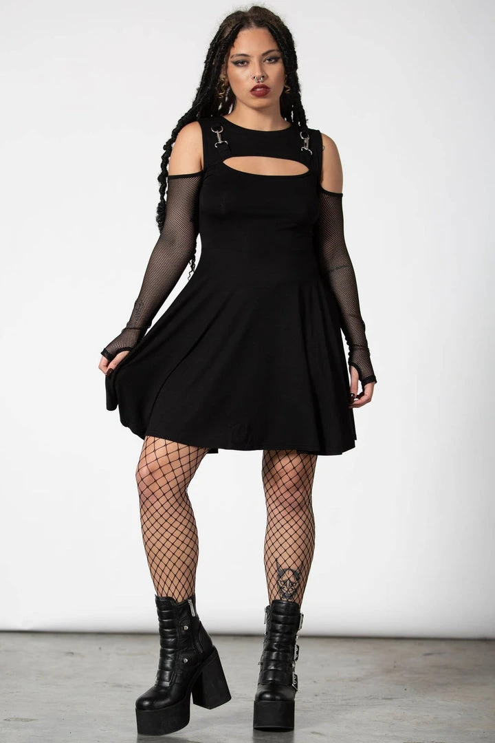 Killstar Corin Long Sleeve Dress 3 Killstar Corin Long Sleeve Dress