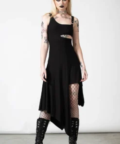 Killstar Corvia Asymmetric Dress