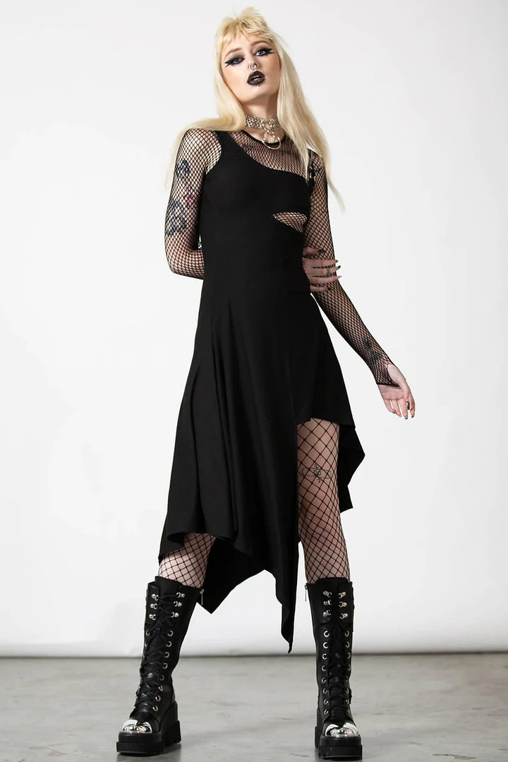 Killstar Corvia Asymmetric Dress 9 Killstar Corvia Asymmetric Dress