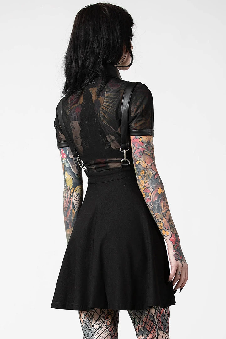 Killstar Cosmic Katy Suspender Dress Ladies 4 Killstar Cosmic Katy Suspender Dress Ladies