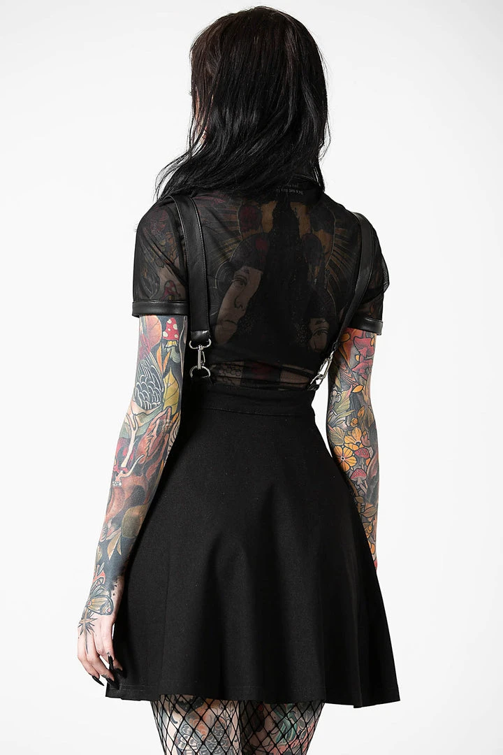 Killstar Cosmic Katy Suspender Dress Ladies 6 Killstar Cosmic Katy Suspender Dress Ladies