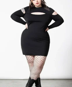 Ladies Killstar Cosmic Shift Long Sleeve Dress