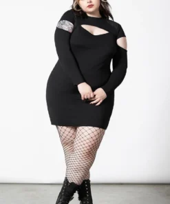 Ladies Killstar Cosmic Shift Long Sleeve Dress 15 Ladies Killstar Cosmic Shift Long Sleeve Dress