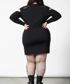 Ladies Killstar Cosmic Shift Long Sleeve Dress 17 Ladies Killstar Cosmic Shift Long Sleeve Dress