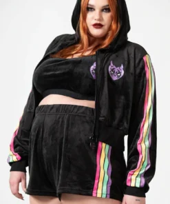 New Arrivals Killstar Coven Chill Velour Hoodie