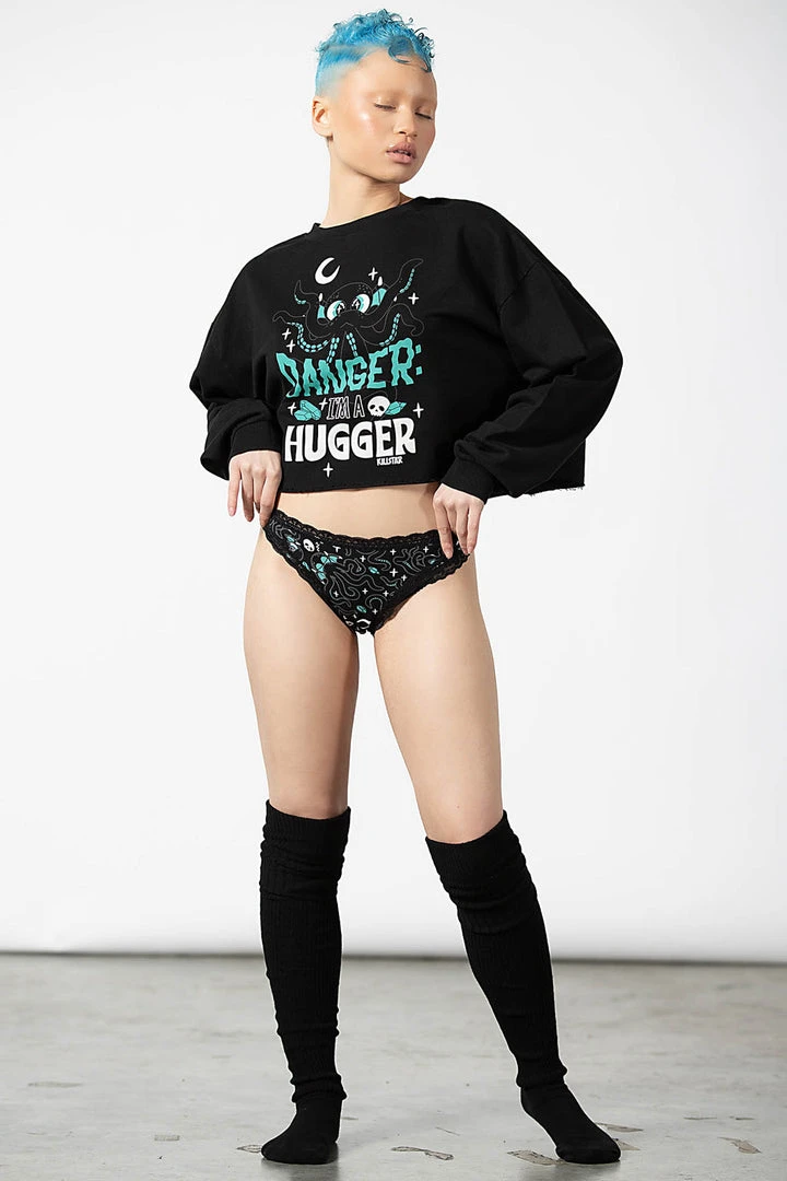 Ladies Killstar Cthulhu Crop Sweater 5 Ladies Killstar Cthulhu Crop Sweater