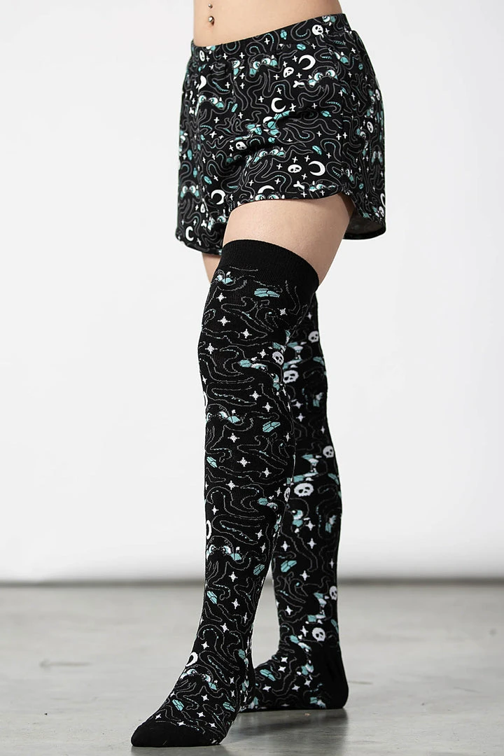 Accessories Killstar Cthulhu Long Socks 3 Accessories Killstar Cthulhu Long Socks