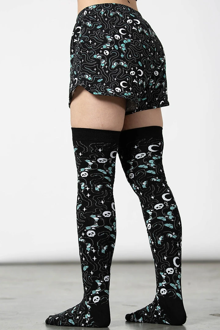 Accessories Killstar Cthulhu Long Socks 4 Accessories Killstar Cthulhu Long Socks