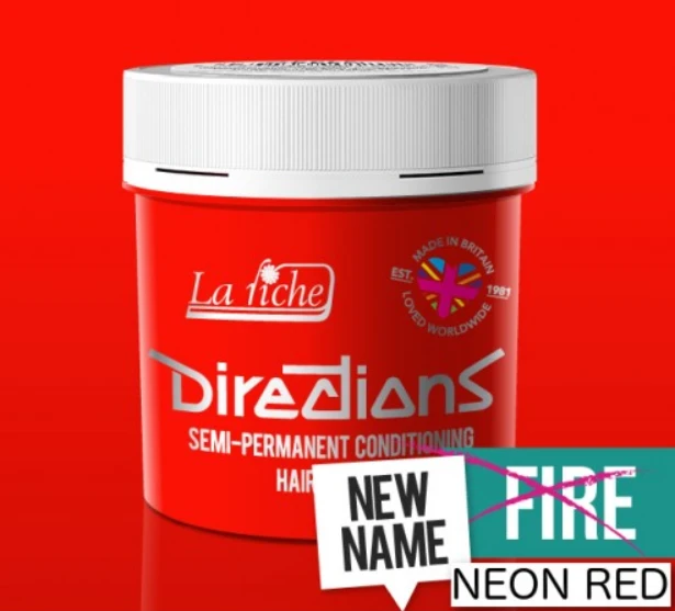 La Riche Directions Semi Permanent Hair Dye - Neon Red Was Fire 5 La Riche Directions Semi Permanent Hair Dye - Neon Red Was Fire