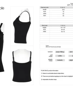 New Arrivals Punk Rave Catriona Vest Top