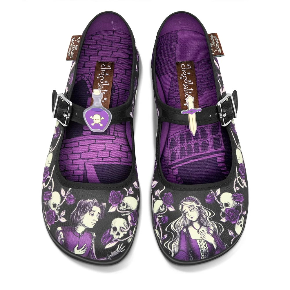 Ladies Hot Chocolate Design Chocolaticas Romeo And Juliet Women's Mary Jane Flat 3 Ladies Hot Chocolate Design Chocolaticas Romeo And Juliet Women's Mary Jane Flat
