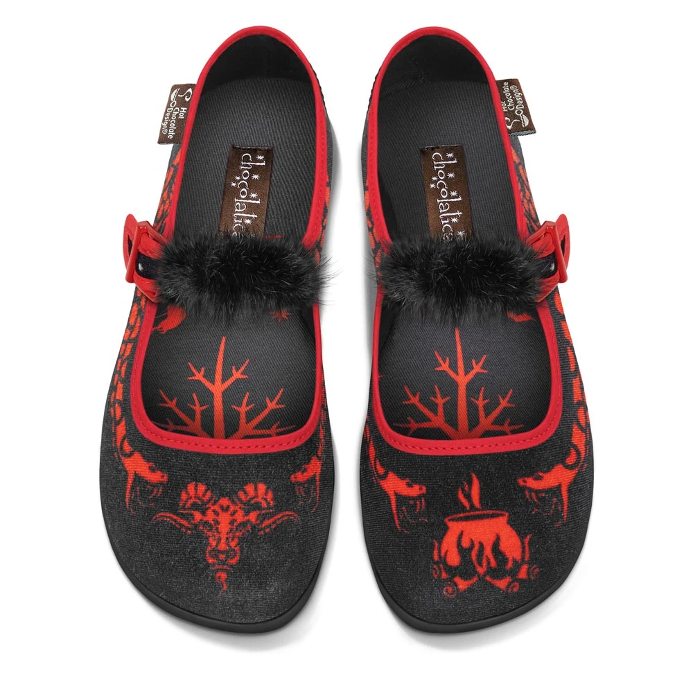 Ladies Hot Chocolate Design Chocolaticas Salem 2 Women's Mary Jane Flat 3 Ladies Hot Chocolate Design Chocolaticas Salem 2 Women's Mary Jane Flat