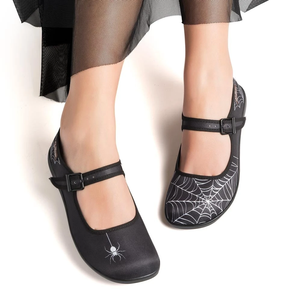 Hot Chocolate Design Chocolaticas Spider Women's Mary Jane Flat Ladies 6 Hot Chocolate Design Chocolaticas Spider Women's Mary Jane Flat Ladies