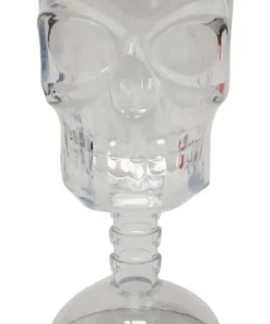 Gothic Gifts Clear Skull Wine Glass Homeware