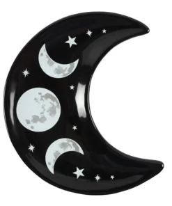 Homeware Gothic Gifts Crescent Moon Trinket Dish