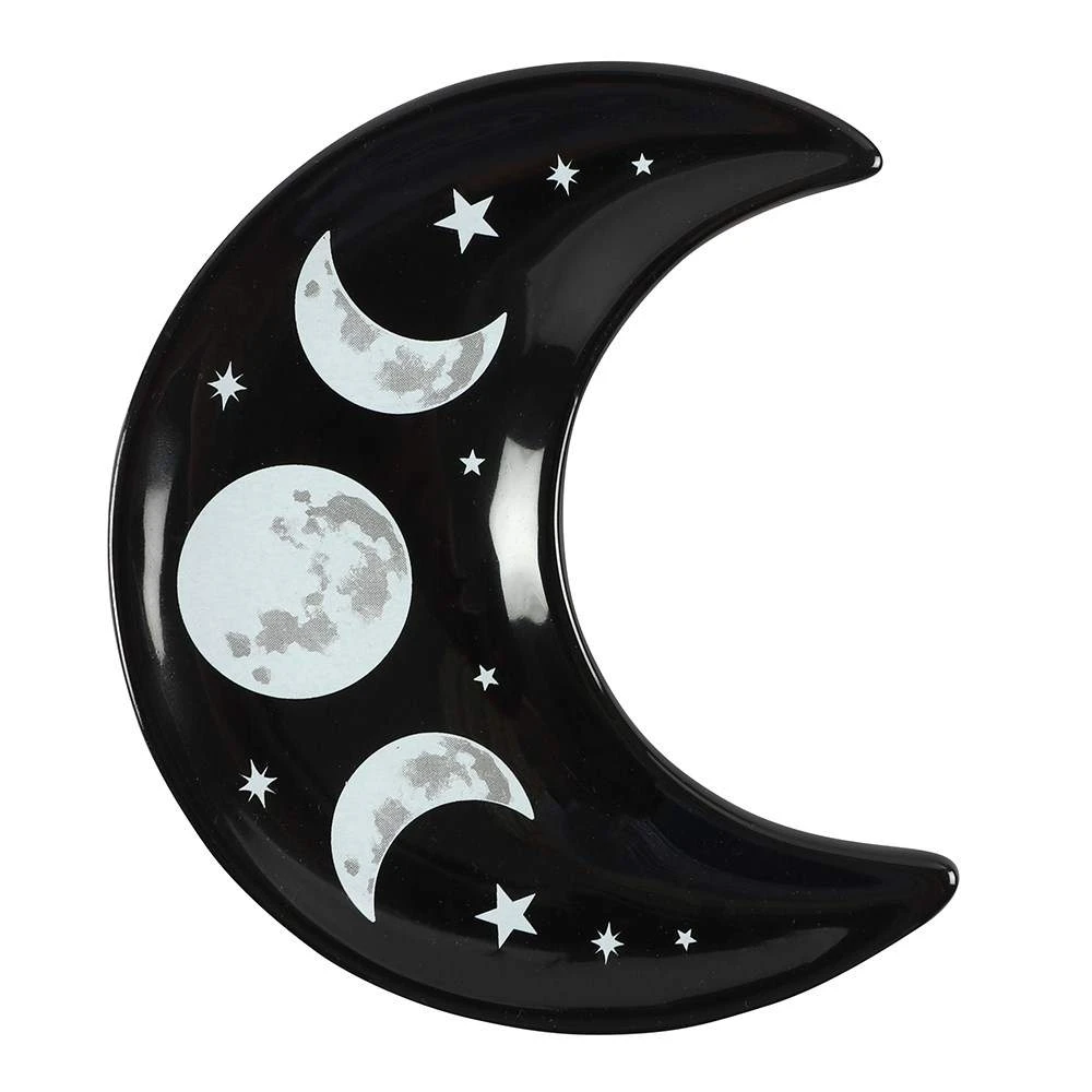 Homeware Gothic Gifts Crescent Moon Trinket Dish 4 Homeware Gothic Gifts Crescent Moon Trinket Dish