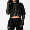 Ladies Killstar Dark Forces Crop Hoodie 1 Ladies Killstar Dark Forces Crop Hoodie