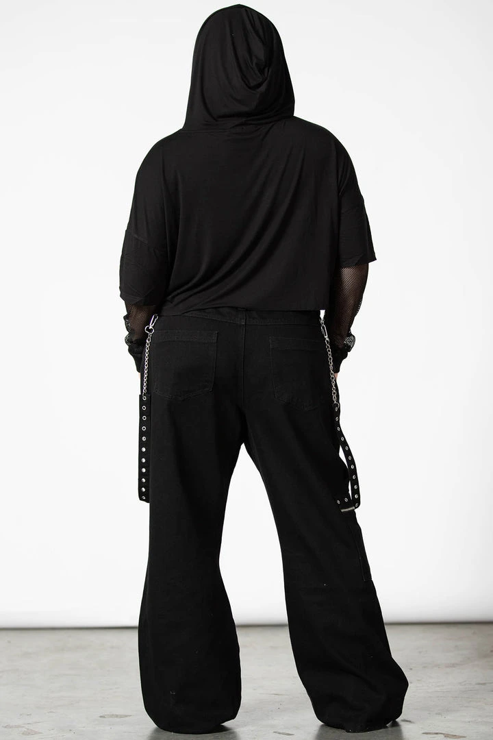 Ladies Killstar Dark Forces Crop Hoodie 9 Ladies Killstar Dark Forces Crop Hoodie