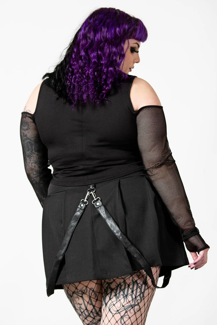 Ladies Killstar Dark Half Long Sleeve Top 10 Ladies Killstar Dark Half Long Sleeve Top