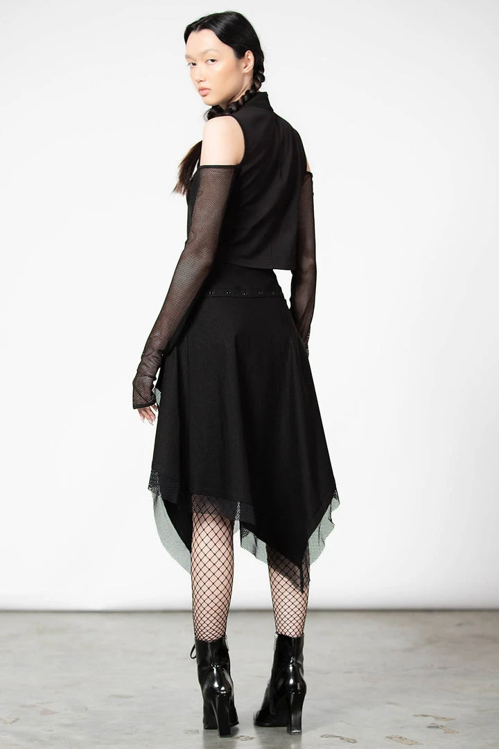 Ladies Killstar Dark Half Long Sleeve Top 7 Ladies Killstar Dark Half Long Sleeve Top